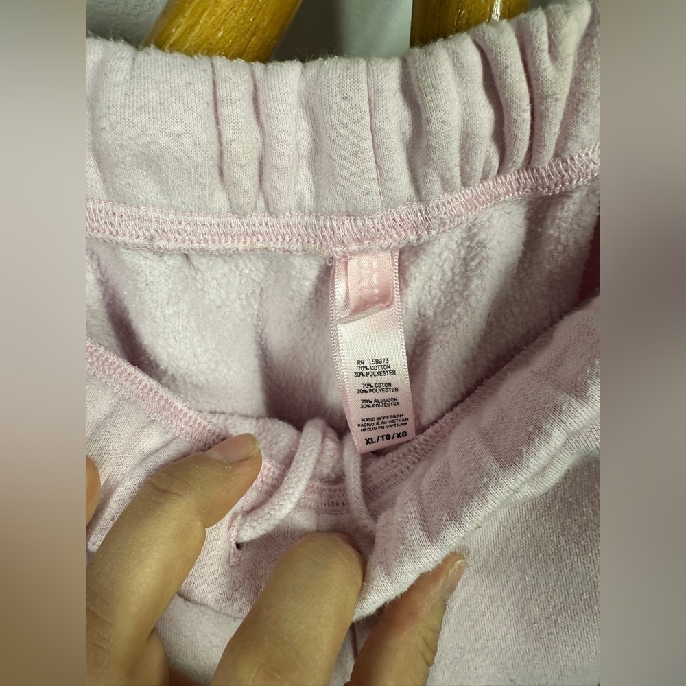 Skims Light Pink Wide Leg Sweat Set Sz XL - Picture 8 of 8